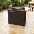 RFID Protection Genuine Leather Wallet – Slim, Secure & Stylish