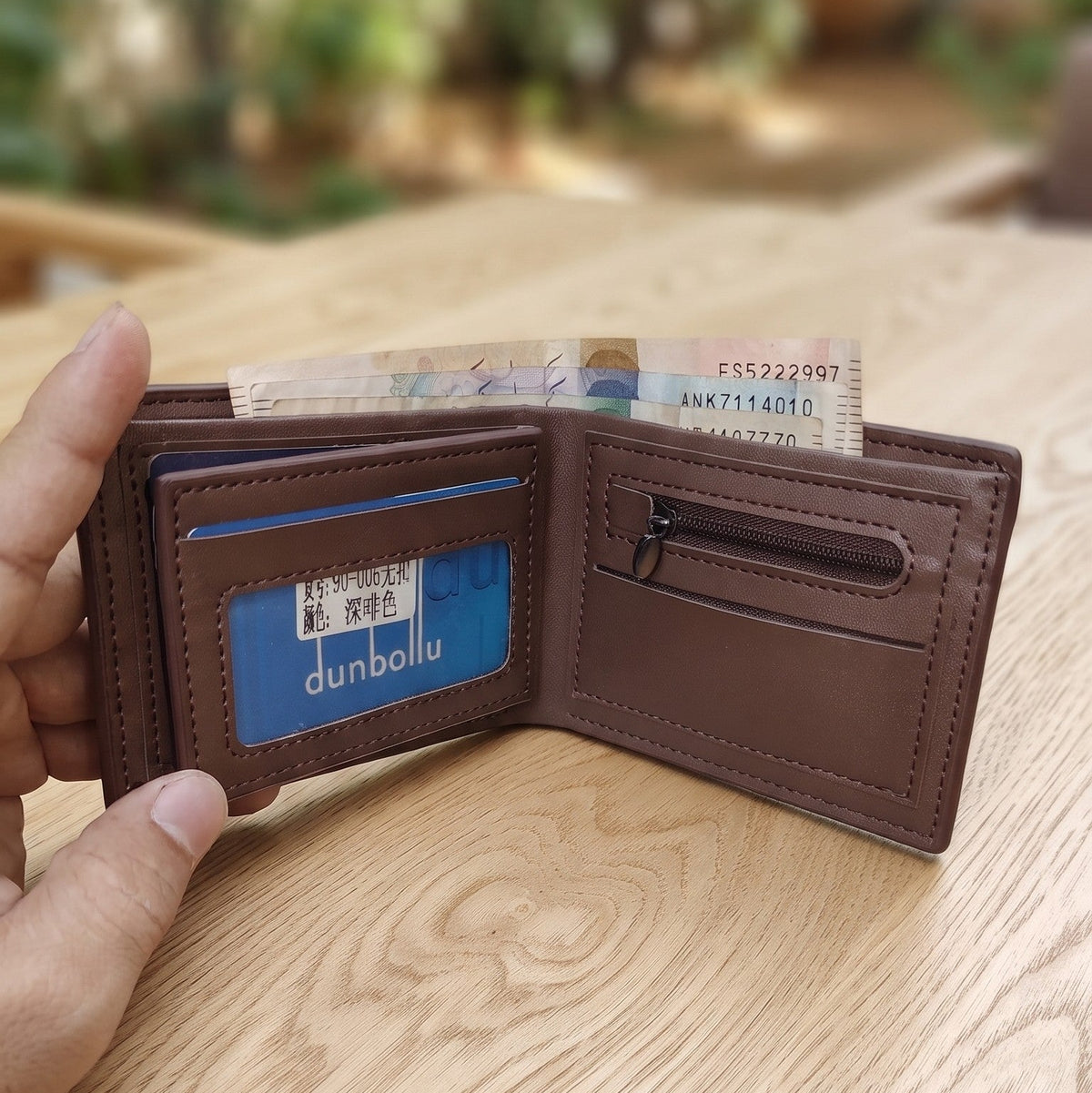 Dunbollu Crocodile Pattern Wallet – Multiple Card & Money Sections