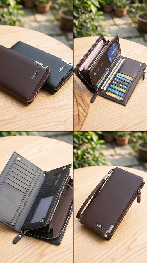 Baellerry Zipper Full Long Wallet – Stylish, Spacious & Secure