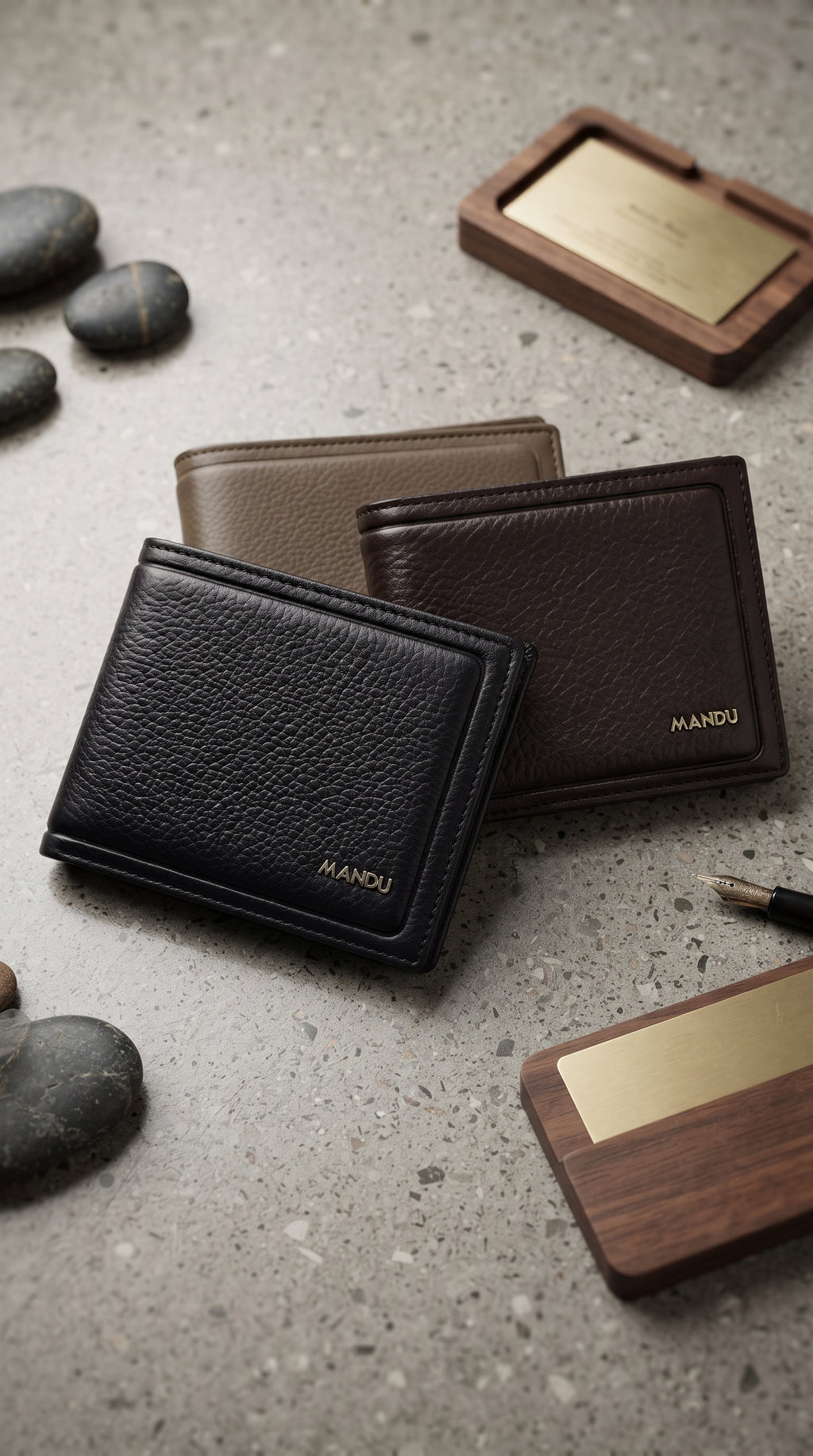 RFID Protection Genuine Leather Wallet – Slim, Secure & Stylish