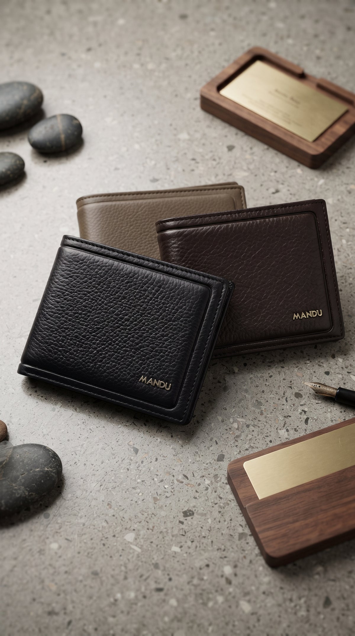 RFID Protection Genuine Leather Wallet – Slim, Secure & Stylish