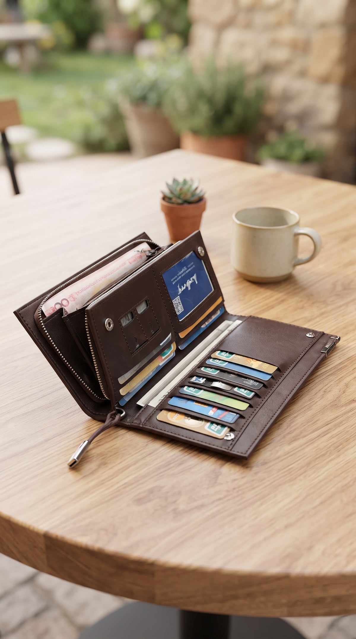 Baellerry Zipper Full Long Wallet – Stylish, Spacious & Secure