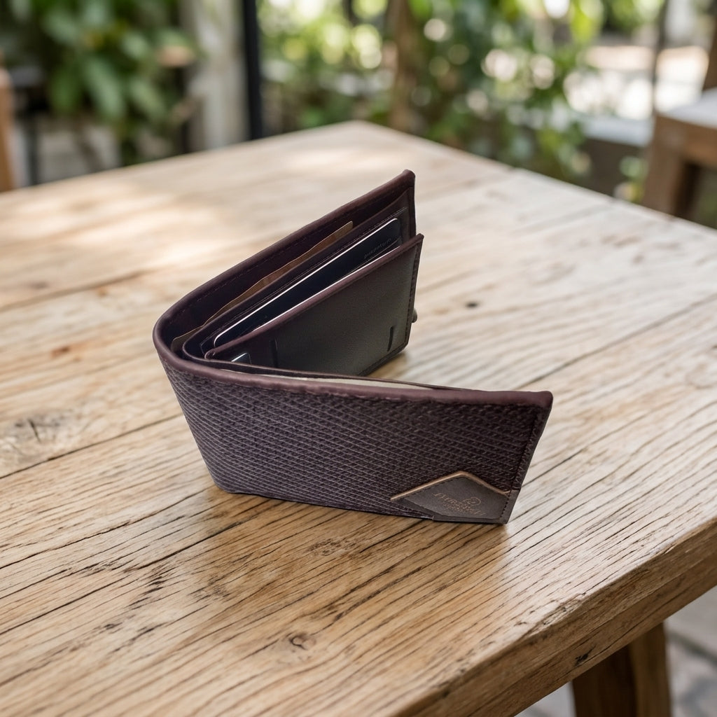 Horse Premium Textured Wallet – Multiple Card Slots & Cash Compartments
